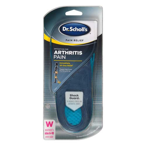 Dr. Scholls Pain Relief Orthotics For Arthritis Pain For Women, Size 6-10, 1 Pair