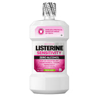 Listerine Zero Alcohol Mouthwash 24-hour Relief for Painful Tooth Sensitivity, Fresh Mint, 500 Ml