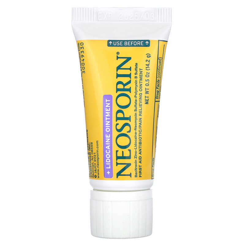 Neosporin Lidocaine Maximum Strength Pain Relieving Antibiotic Ointment, 0.5 Oz