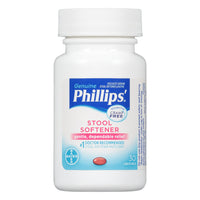 Phillips Stool Softner Cramp Free Constipation Relief Liquid Gels, 30 Ea