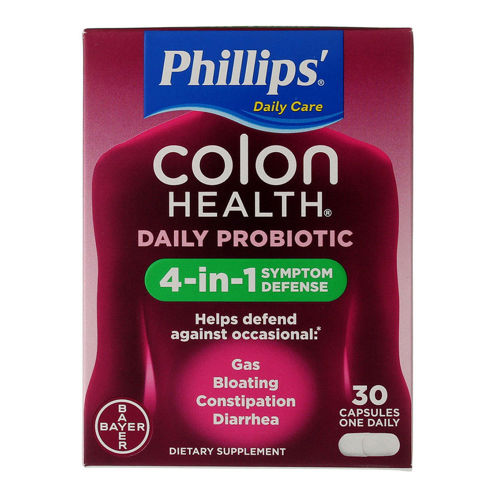 Phillips Colon Health Probiotic Supplement Capsules, 30 Ea