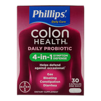Phillips Colon Health Probiotic Supplement Capsules, 30 Ea