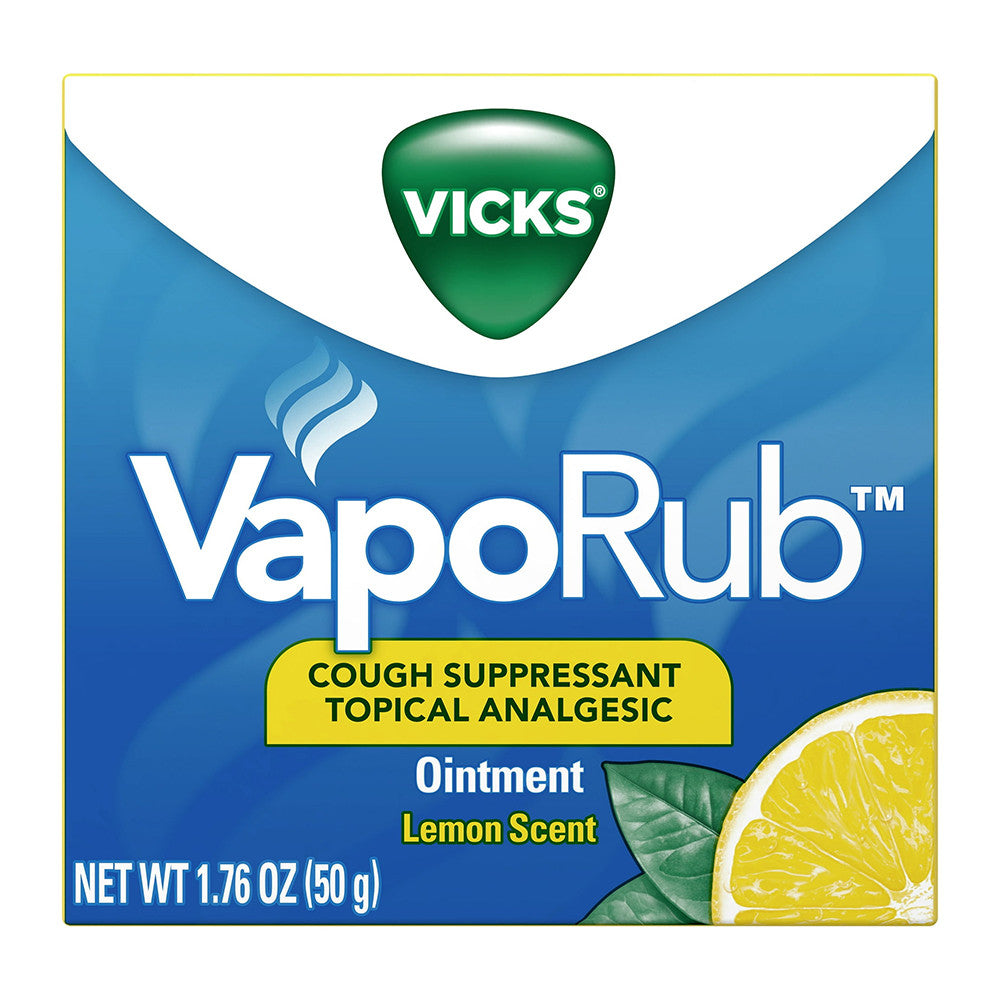 Vicks Vaporub Ointment Lemon Scented Jar, 50 Gm