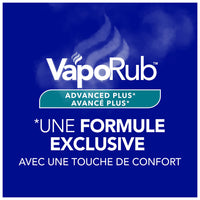 Vicks Vaporub Advanced Plus Cough Suppressant Topical Chest Rub Analgesic Ointment, 2.82 Oz