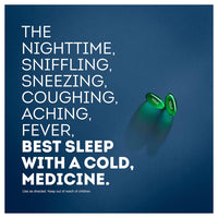 Vicks Nyquil Cold and Flu Nighttime Relief Liquicaps, 8 Ea
