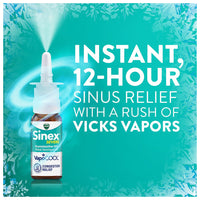 Vicks Sinex Severe Vapocool Ultra Fine Nasal Mist Spray, 0.5 Oz