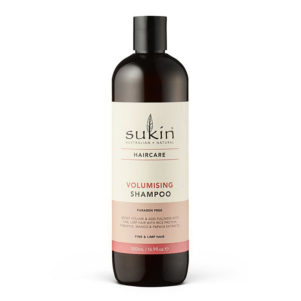 Sukin Natual Hair Care Volumising Shampoo for Fine Hair, 16.9 Oz