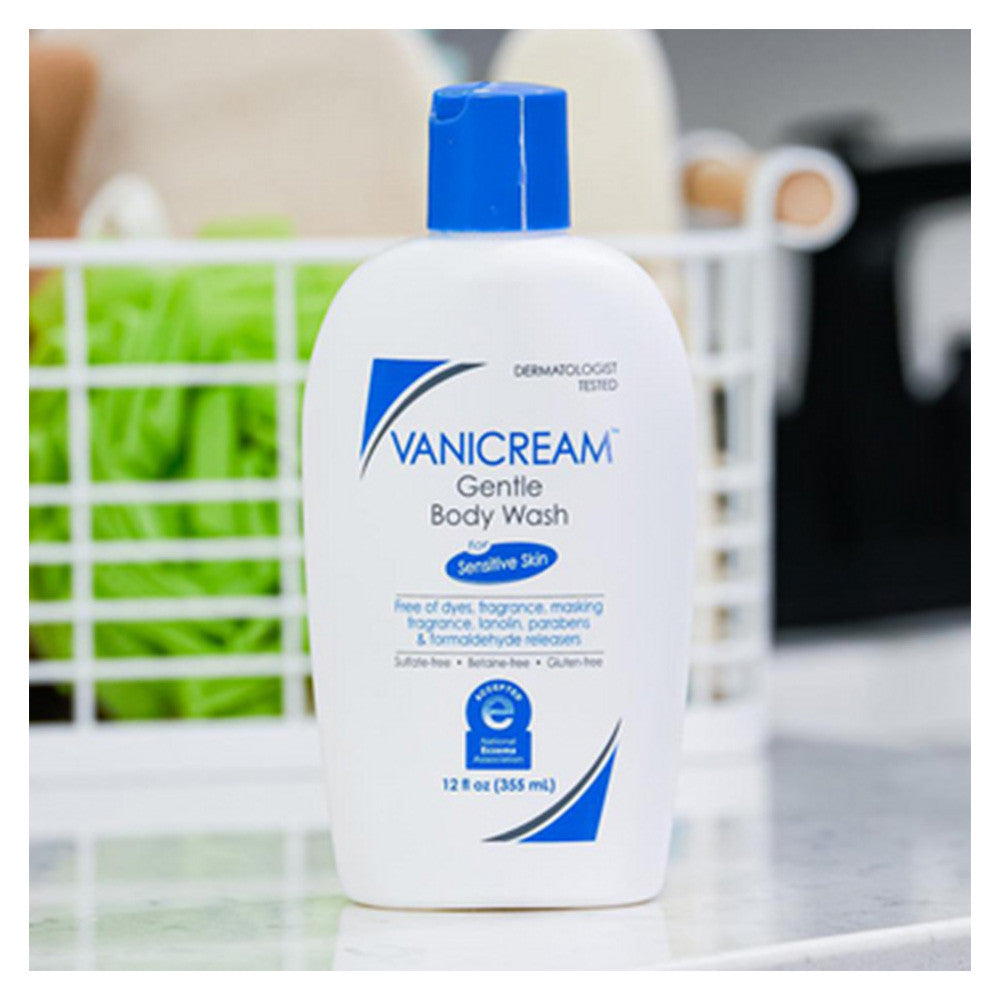 Vanicream Gentle Body Wash, Unscented, 12 Oz