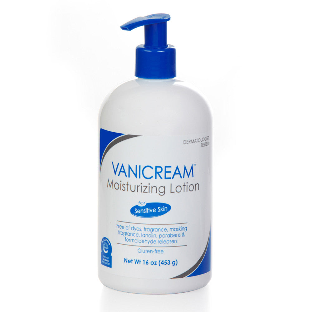 Vanicream Moisturizing Lotion with Pump For Sensitive Skin, 16 Oz