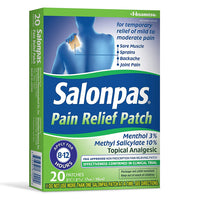 Salonpas Arthritis 12 Hours Pain Relief Pain Relieving Patch, 20 Ea