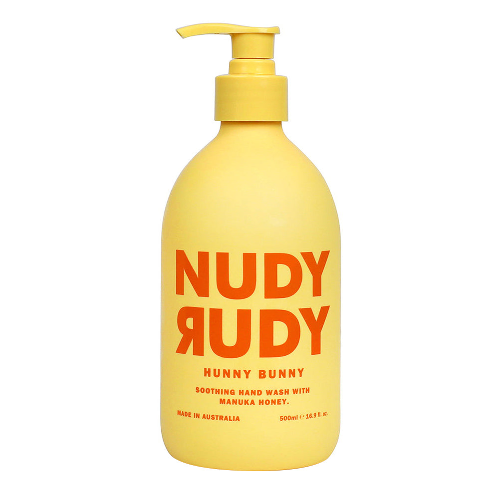 Nudy Rudy Hunny Bunny Soothing Hand Wash with Manuka Honey 16.9Oz (500ml)