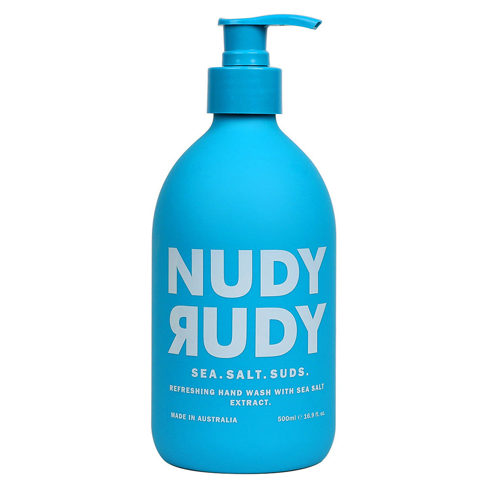 Nudy Rudy Sea Salt Suds Refreshing Hand Wash with Sea Salt Extract 16.9Oz (500ml)