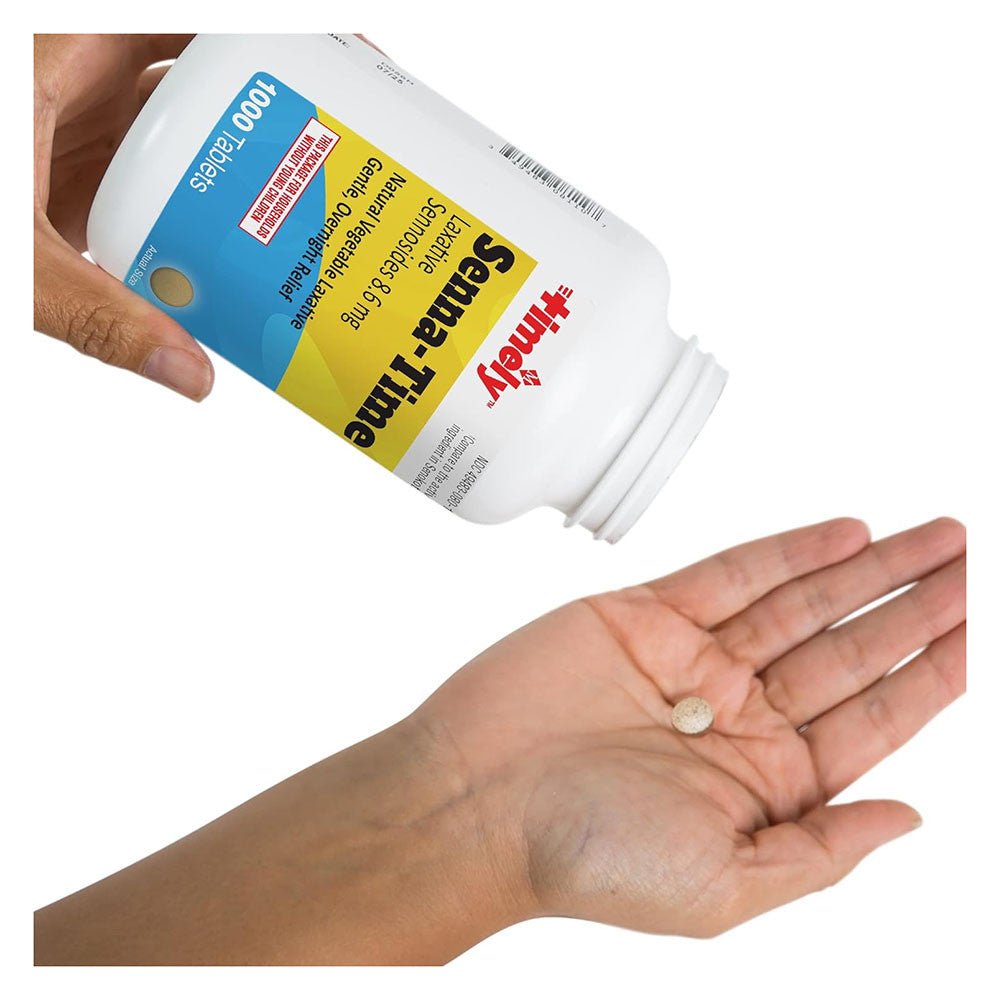 Senna 8.6 Mg Natural Vegetable Laxative for Senokot Natural Vegetable 8.6 Mg Tablets, 1000 Ea