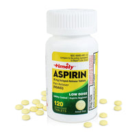Timely by Time Cap Labs Low Dose Aspirin 81mg Tablets, 120 Ea