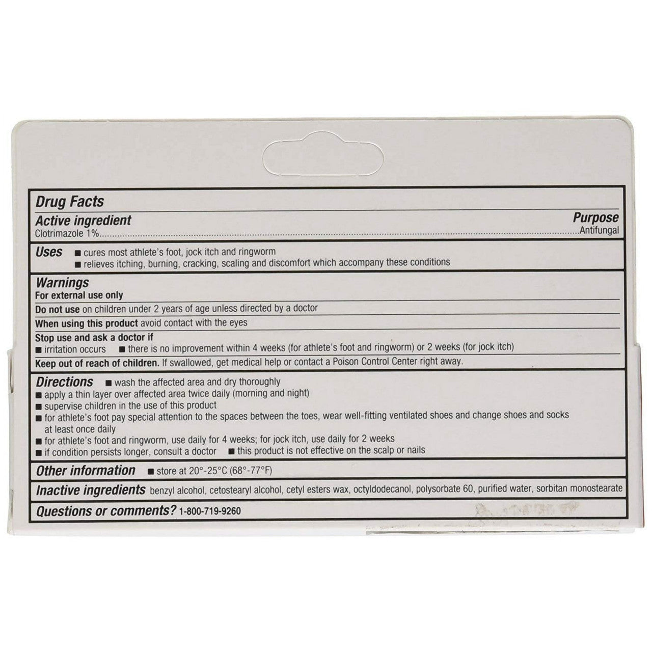 Taro Clotrimazole USP 1% Antifungal Cream, 1 Oz