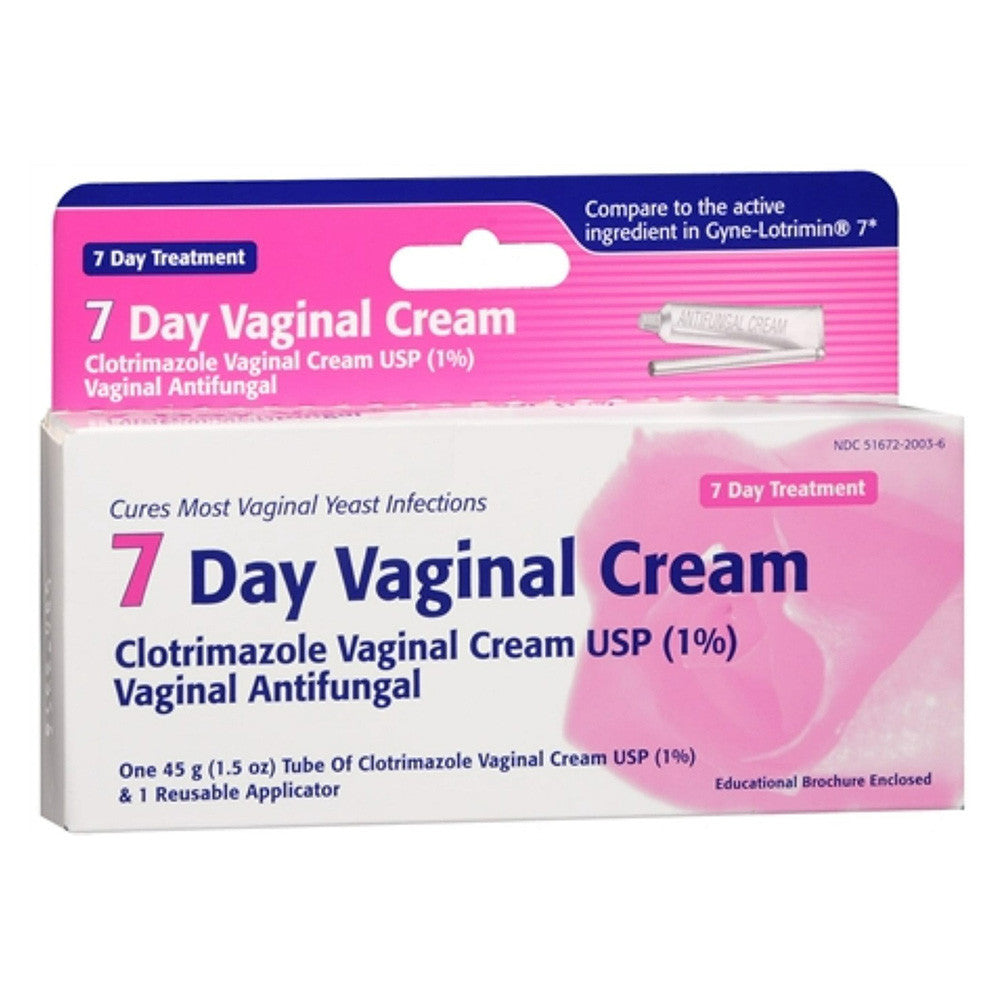 Taro Clotrimazole 7 Day Vaginal Cream USP 1%, 1.5 Oz