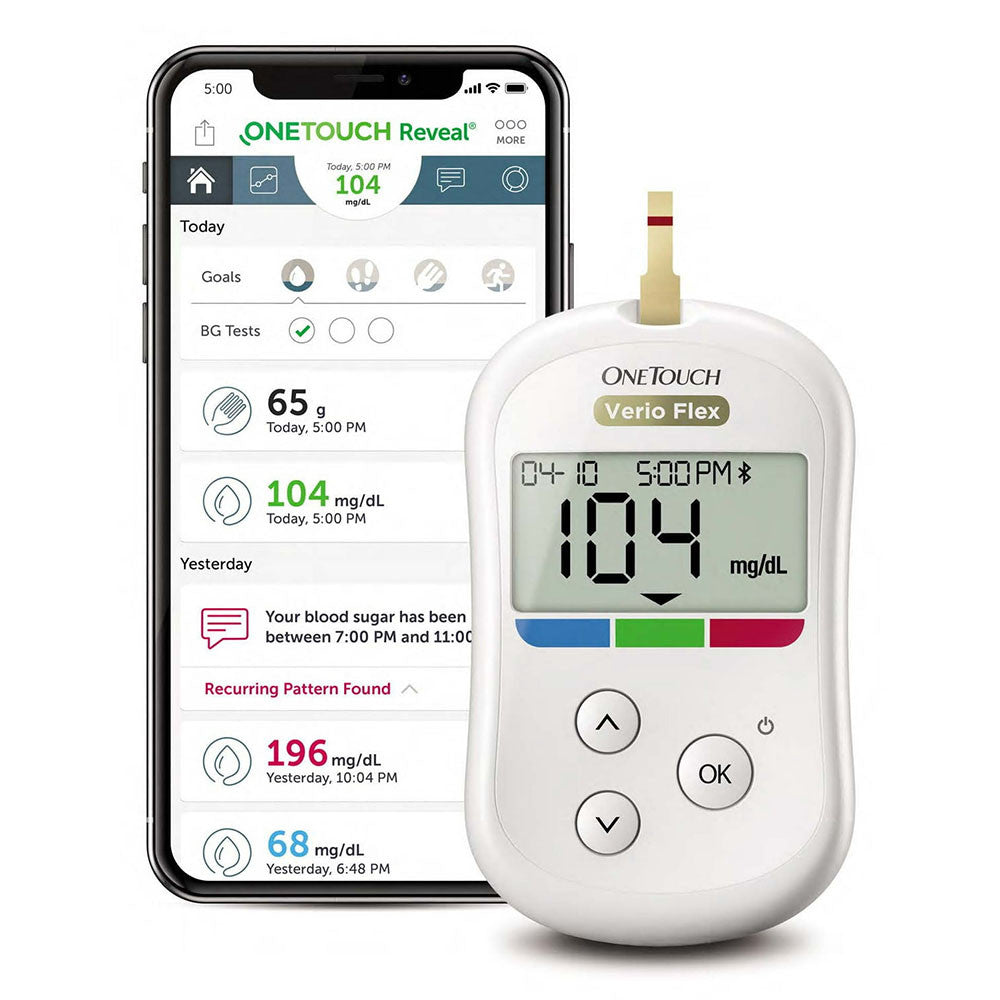 Onetouch Verio Flex Blood Glucose Monitoring System, 1 Ea