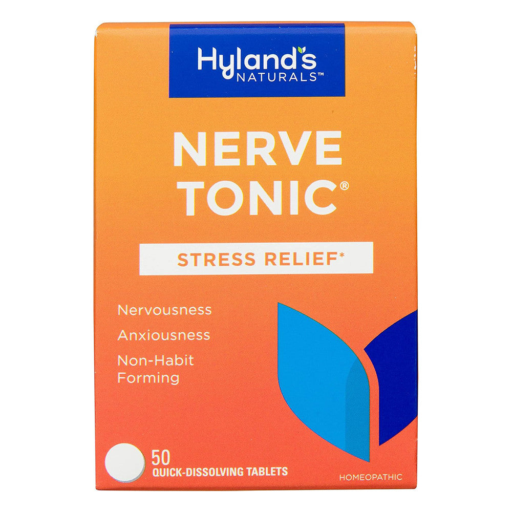 Hylands Nerve Tonic Quick Dissolve Tablets, Stress Relief, 50 ct