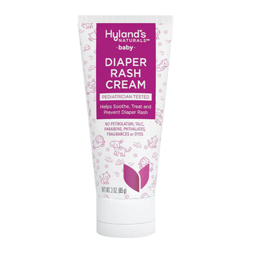 Hylands Naturals Baby Soothe Diaper Rash Cream with Zinc Oxide, 3 Oz