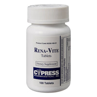 Cypress Rena Vite Rx Vitamin B Supplement Tablets, 100 Ea