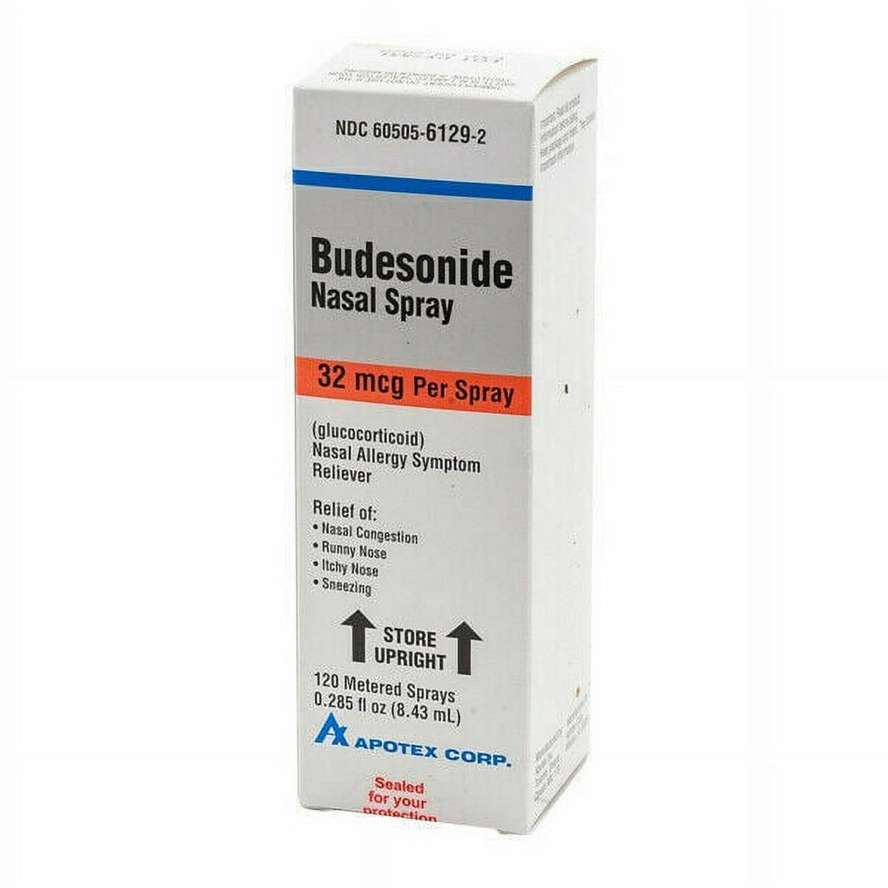 Budesonide Nasal Spray, 32 Mcg, 8.43 Ml, 0.285 Oz