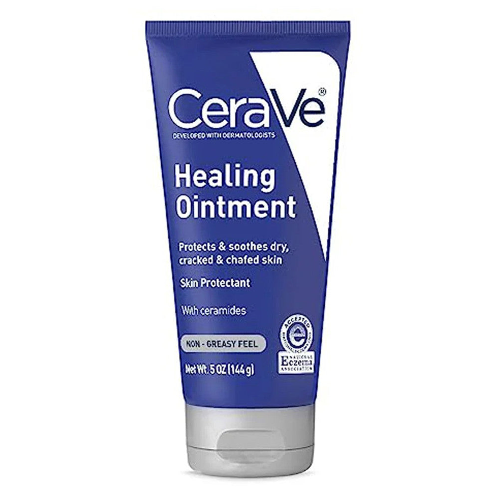 CeraVe Healing Ointment for Face and Body, Protects and Soothes Dry, Cracked and Chafed Skin, 5 Oz