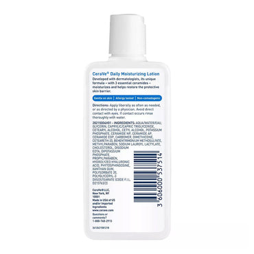 CeraVe Daily Face and Body Moisturizing Lotion for Normal to Dry Skin, 3 Oz