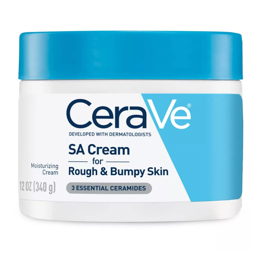 CeraVe Sa Moisturizer Cream For Rough and Bumpy Skin, 12 Oz