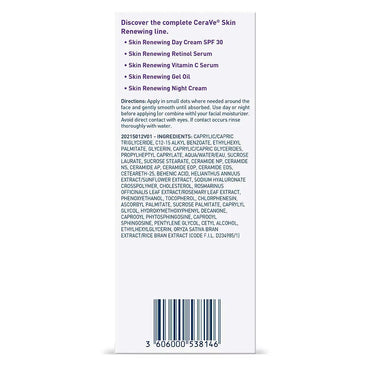 CeraVe Skin Renewing Gel Oil Face Moisturizer, 1 Oz