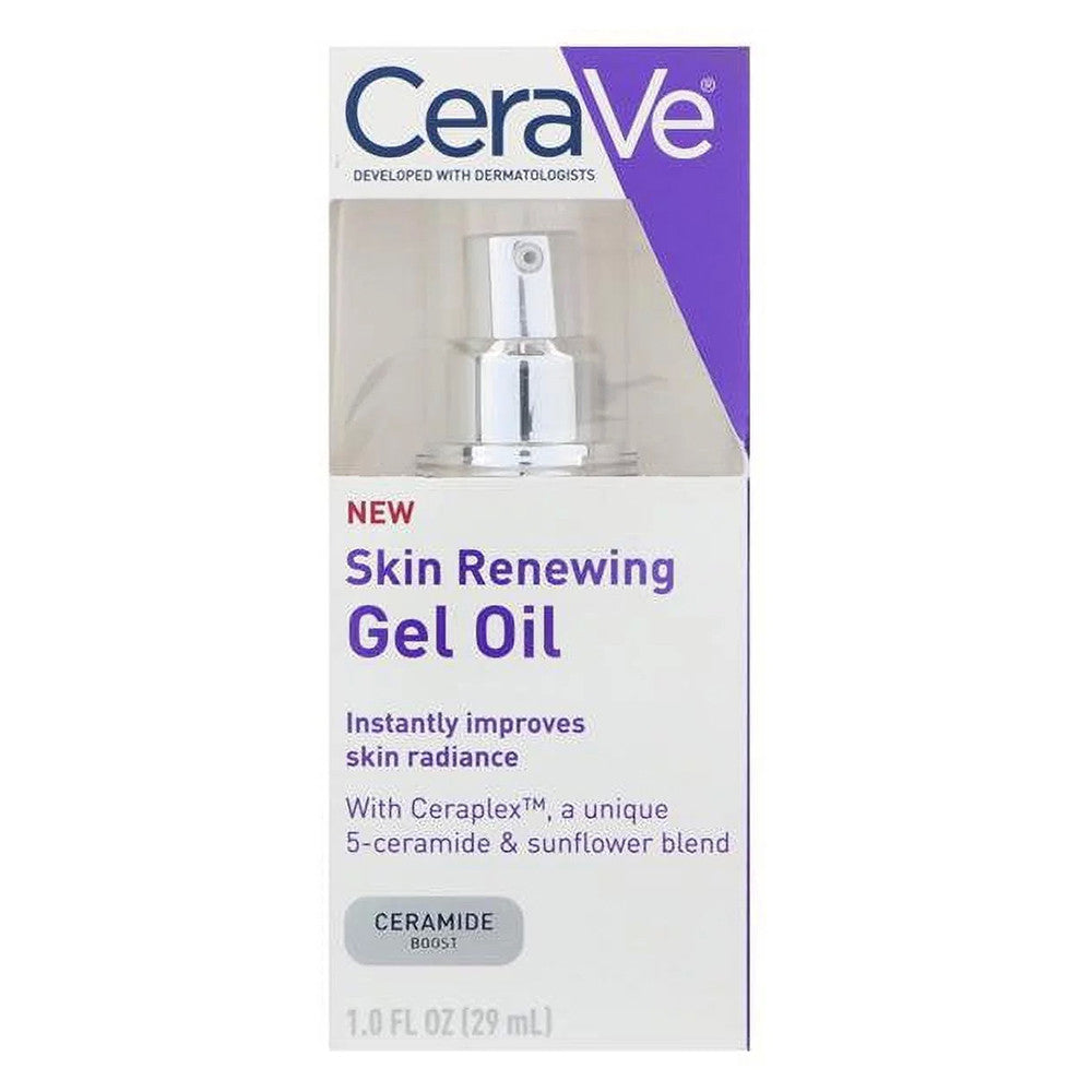 CeraVe Skin Renewing Gel Oil Face Moisturizer, 1 Oz