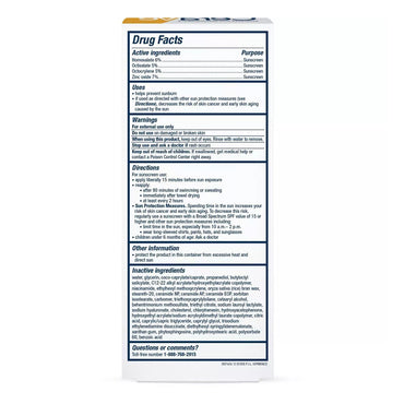 CeraVe Hydrating Sheer Sunscreen Lotion for Face and Body SPF 30, 3 Oz