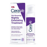 CeraVe Skin Renewing Nightly Exfoliating Treatment Serum With Glycolic Acid, 1 Oz
