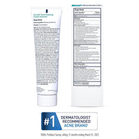 CeraVe Acne Foaming Cream Wash with 10% Benzoyl Peroxide for Face and Body Fragrance Free, 5.0 Oz