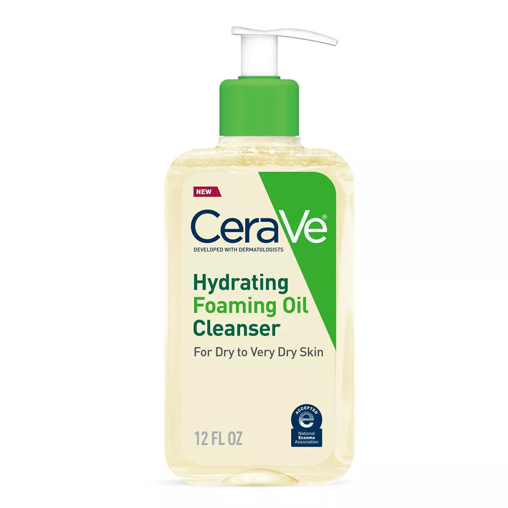 CeraVe Hydrating Oil Face Cleanser, 12 Oz