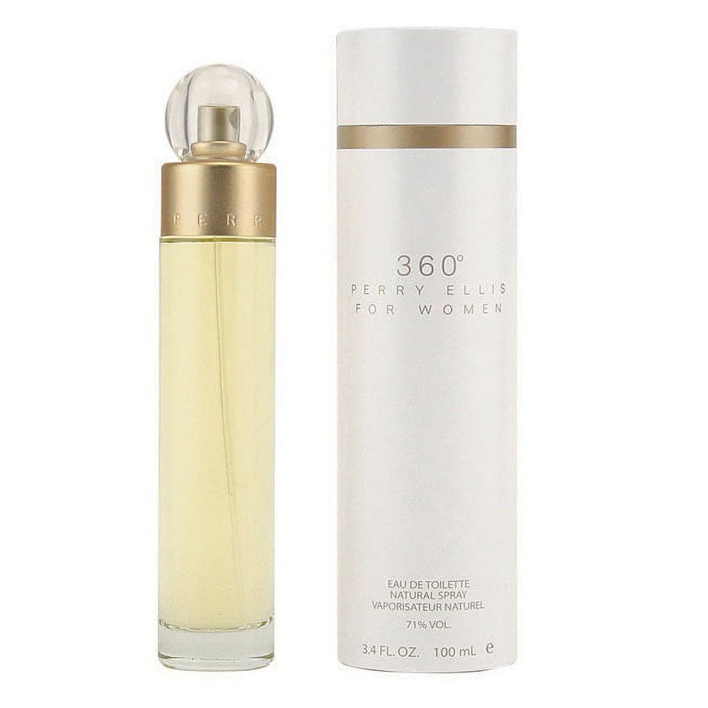 Perry Ellis 360 Women Eau de Toilette Vaporisateur Natural Spray, 3.4 Oz