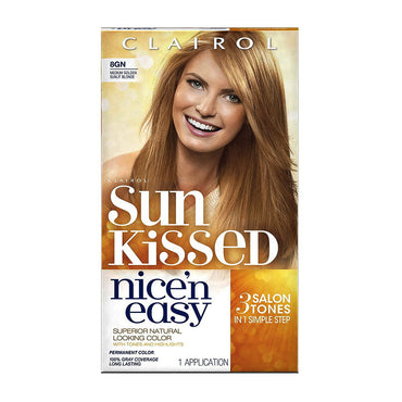 Clairol Nice N Easy Hair Color, 8GN Natural Medium Golden Neutral Blonde, 1 Kit