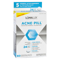 Lomalux Laboratories Acne Pill Homeopathic Oral Medication Pills, 60 Ea
