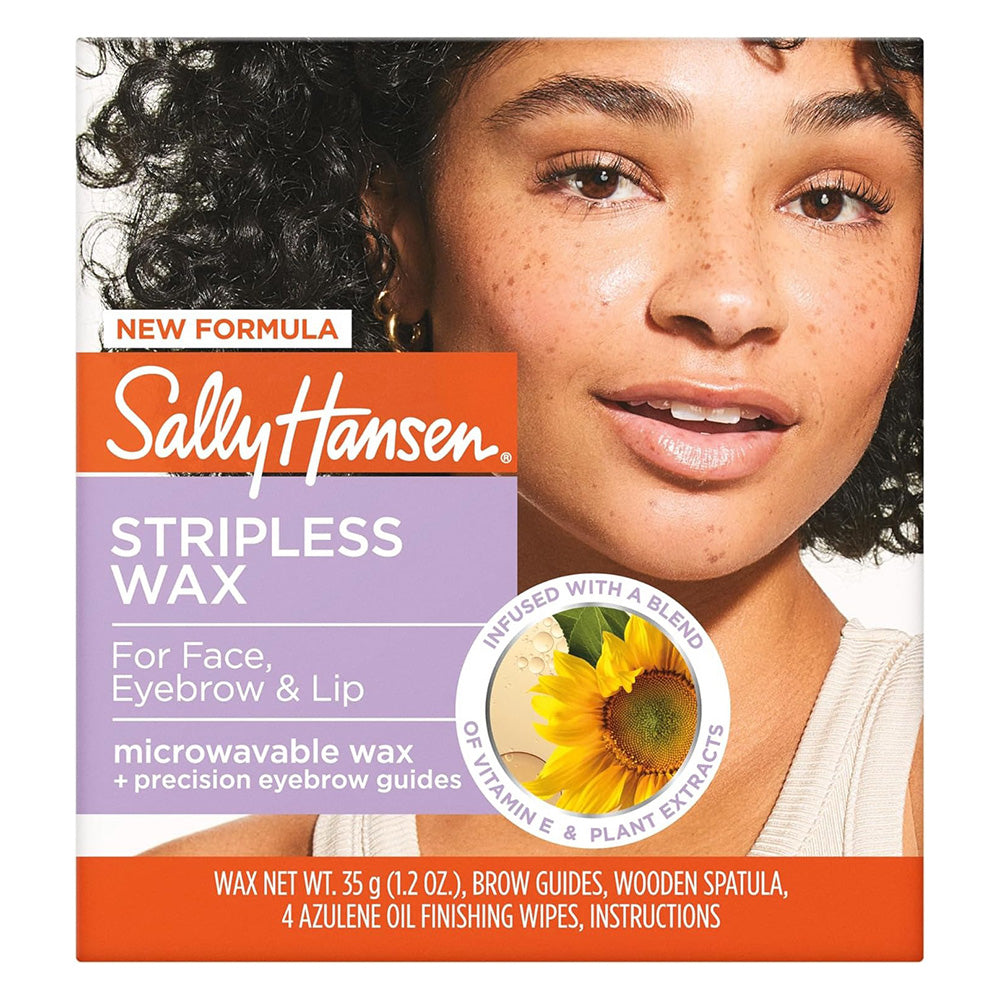 Sally Hansen Stripless Wax Microwaveable Face Eyebrow and Lip 1.2Oz (35g)