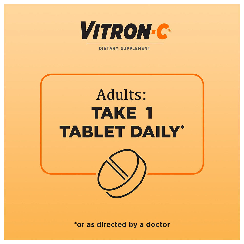 Vitron - C High Potency Iron Supplement Tablets - 60 Ea
