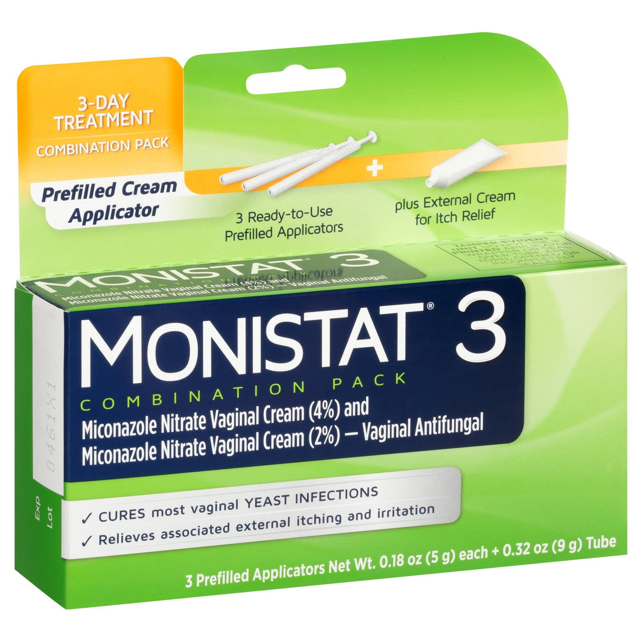 Monistat 3 Vaginal Antifungal Three-Day Treatment Cream Kit - 1 Ea