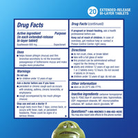 Mucinex Expectorant Guaifenesin Extended Release 600 Mg Tablets, 20 Ea