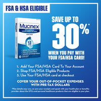 Mucinex Expectorant Guaifenesin Extended Release 600 Mg Tablets, 20 Ea