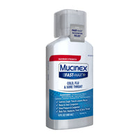 Mucinex Fast-Max Cold, Flu And Sore Throat Liquid For Ages 12 Plus - 6 Oz
