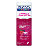 Mucinex Expectorant And Nasal Decongestant For Kids, Mixed Berry, 4 Oz