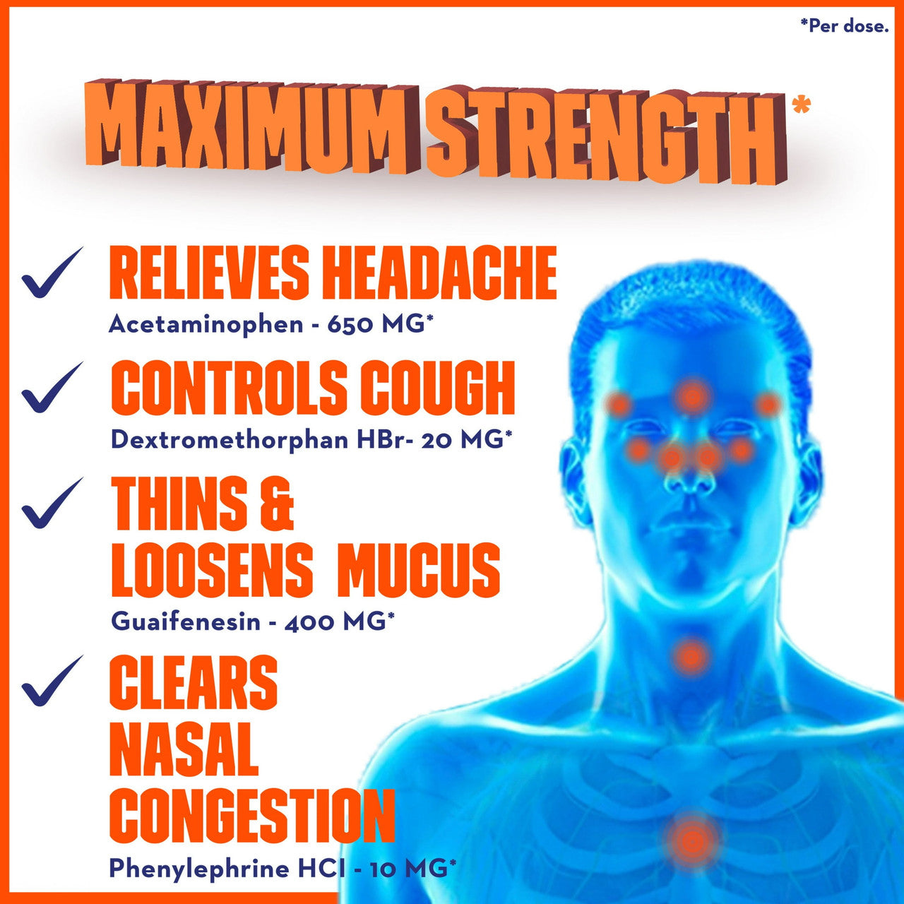 Mucinex Sinus Max Severe Congestion Relief Liquid Gels, 16 Ea