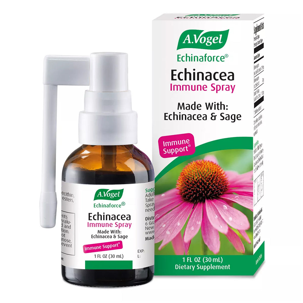 A Vogel Echinaforce Echinacea Immune Soothing Throat Spray Gluten Free 1Oz (30ml)