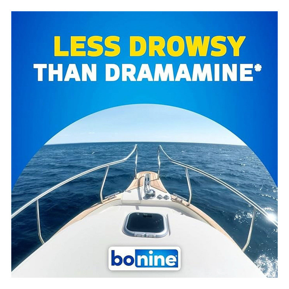Bonine Motion Sickness Protection, Chewable Tablets, Raspberry, 16 Ea