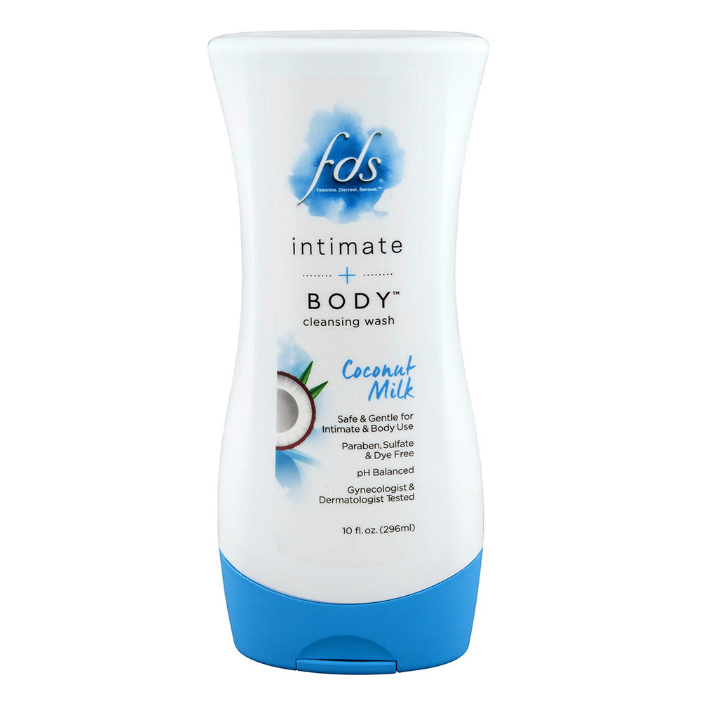 Fds Women Intimate and Body Cleansing Wash with Coconut Milk, 10 Oz