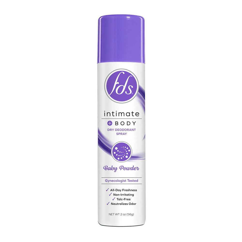 Fds Feminine Deodorant Spray For All-Day Freshness, Baby Fresh, 2 Oz