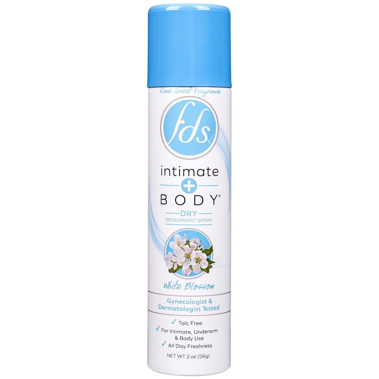 FDS Feminine Hygiene Spray, White Blossoms, 2 oz